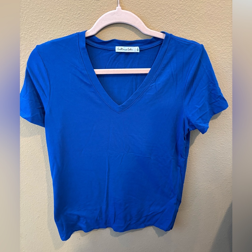 NWOT CULTURE CODE LARGE SS TOP
